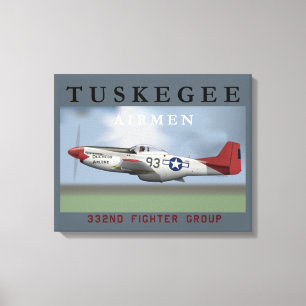 Tuskegee Airmen Poster Canvas Print