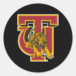 Tuskegee Golden Tigers Icon Classic Round Sticker