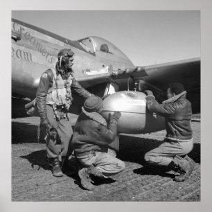 Tuskegee Tweak: 1945 Poster