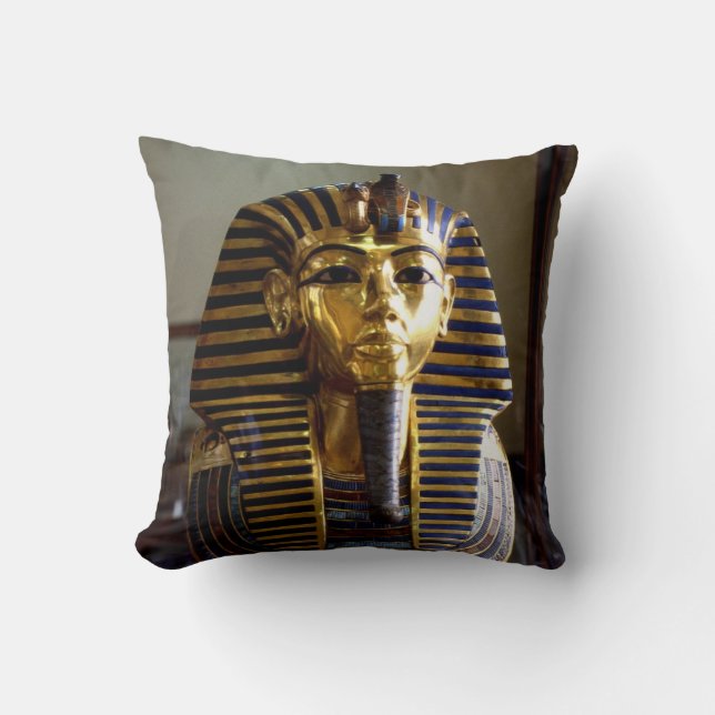 Tutankhamen mask Egypt Cushion (Front)