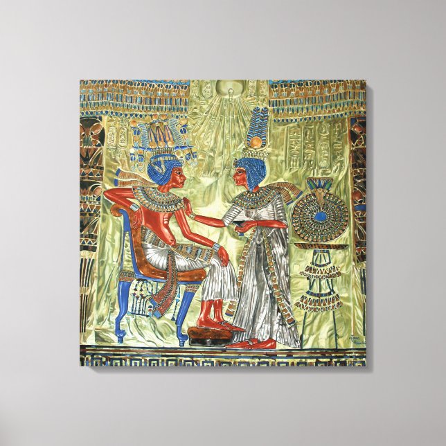 Tutankhamon’s Throne Canvas Print (Front)