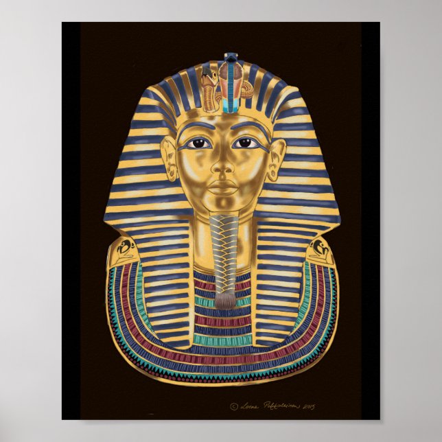 Tutankhamon's Golden Mask Poster (Front)