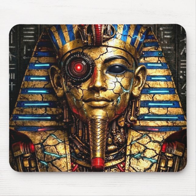 Tutankhamun 2.0: The Cyber King Mouse Mat (Front)