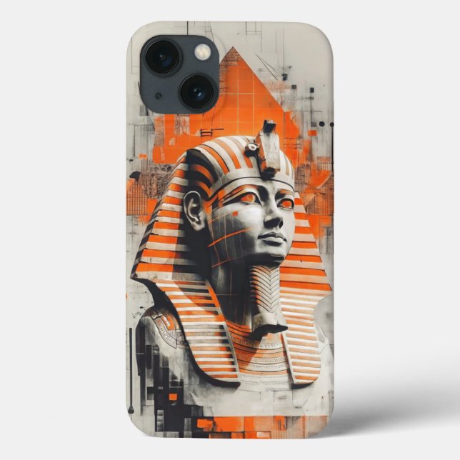 Tutankhamun Abstract: Ancient Egypt Modern Art Cas Case-Mate iPhone Case (Back)