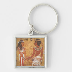 Tutankhamun  and his wife, Ankhesenamun Key Ring