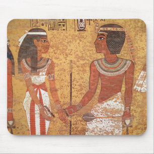 Tutankhamun and his wife, Ankhesenamun Mouse Mat
