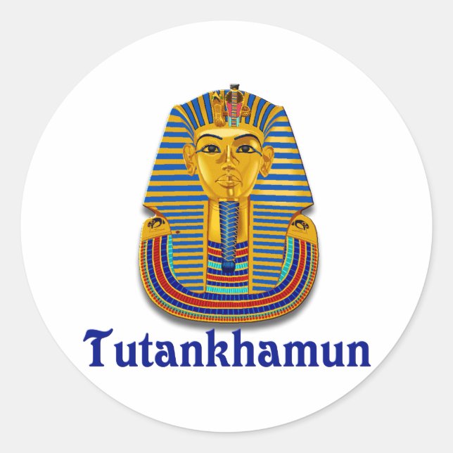 Tutankhamun Classic Round Sticker (Front)