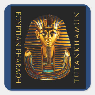 TUTANKHAMUN Discovery Centennial Postcard Square Sticker