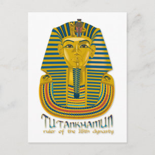 Tutankhamun mummy, the ancient King Tut of Egypt Postcard