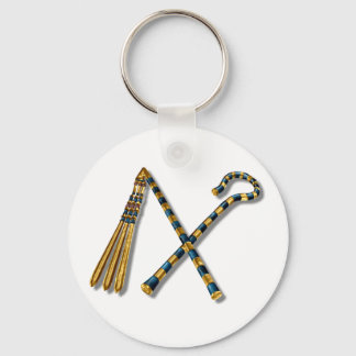 Tutankhamun’s Flail and Crook Key Ring