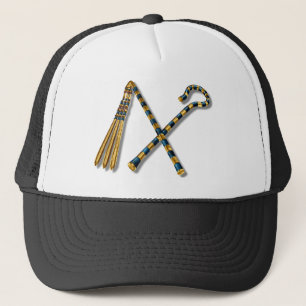 Tutankhamun’s Flail and Crook Trucker Hat