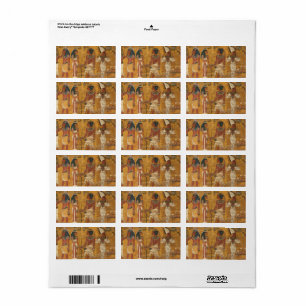 Tutankhamun Tomb, North Wall Label