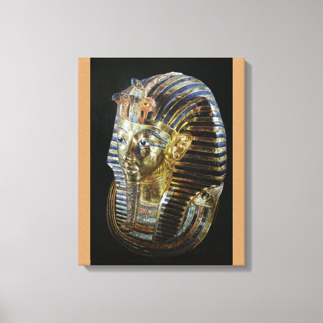 Tutankhamun's Golden Mask Canvas Print (Front)
