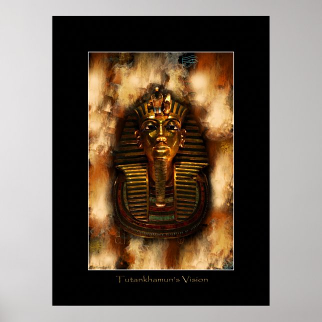TUTANKHAMUN'S VISION Egyptian Art Poster (Front)
