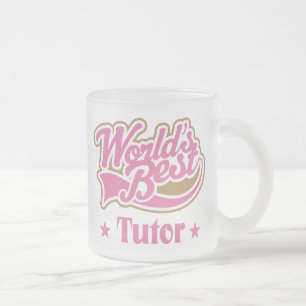 Tutor Gift Frosted Glass Coffee Mug