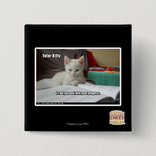 Tutor Kitty 15 Cm Square Badge