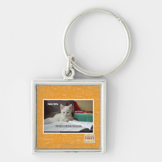 Tutor Kitty Key Ring (Front)