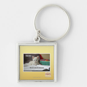 Tutor Kitty Key Ring