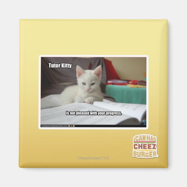 Tutor Kitty Magnet (Front)