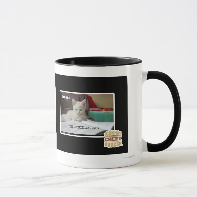 Tutor Kitty Mug (Right)