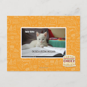 Tutor Kitty Postcard