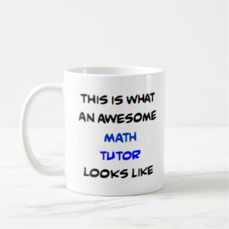 tutor math, awesome coffee mug
