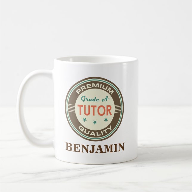 Tutor Personalised Office Mug Gift (Left)