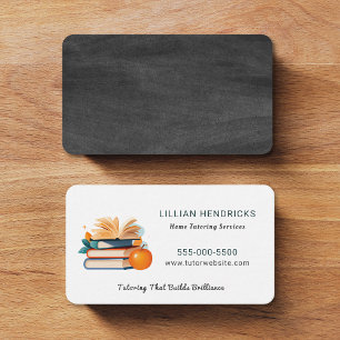  Tutor Teacher Home School Education Business Card
