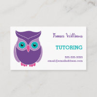 Tutoring Appointment Reminder Purple Owl