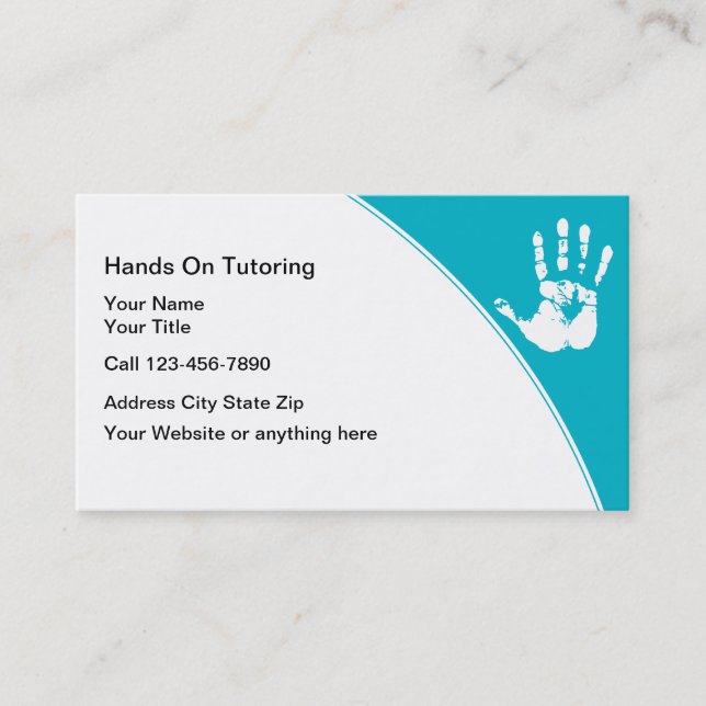 Tutoring Business Cards (Front)