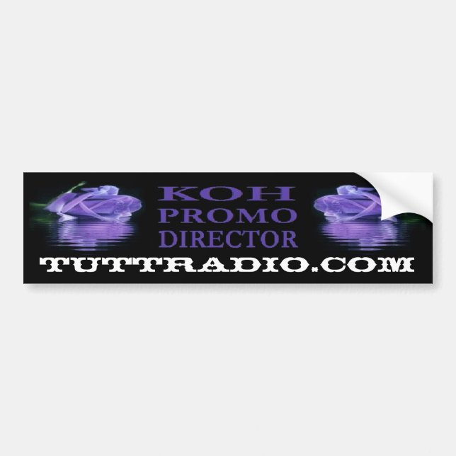 Tutt Radio Koh's Bumper Sticker (Front)