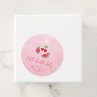 Tutti Frutti Baby Shower  Favour Tags