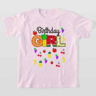 Tutti frutti Birthday Girl T-Shirt