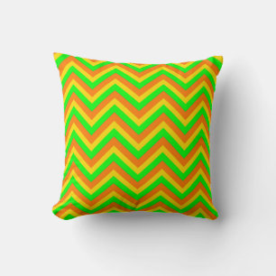 Tutti Frutti Chevron 17-Square Throw Pillow
