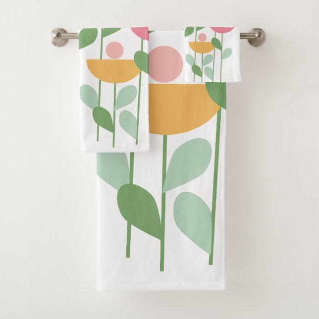 Tutti Frutti Flowers  Bath Towel Set (Insitu)