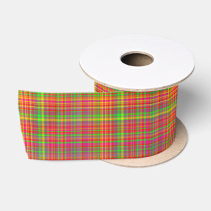 Tutti Frutti PLAID 8-SATIN RIBBON SPOOL Satin Ribbon