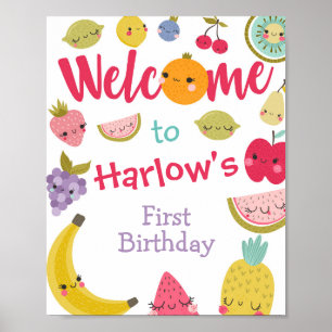 Tuttifrutti Welcome Sign