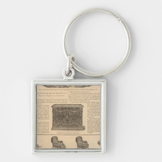 Tuttle and Bailey Manufacturing Company Key Ring (Front)