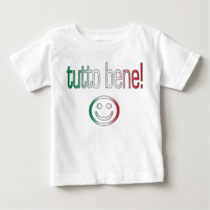 Tutto Bene! Italy Flag Colours Baby T-Shirt