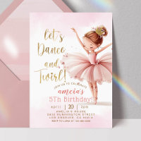 Tutu Ballerina Ballet Dancer Girl Birthday