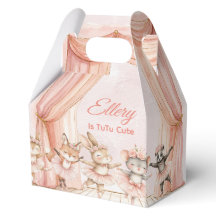 🦊🐰🩰 "TuTu Cute" Ballerina Party Boxes