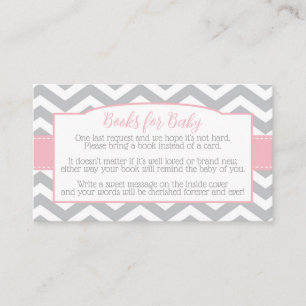 Tutu Cute Ballet Baby Shower Book Request Enclosure Card