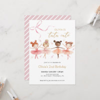 Tutu Cute Birthday Ballerina Invitation