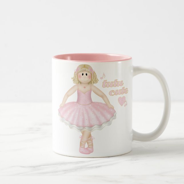 Tutu Cute (Blonde) – Mug (Right)