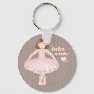 Tutu Cute (Brunette) – Keychain