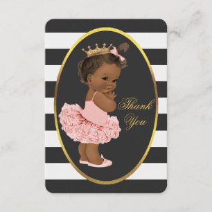 Tutu Cute Ethnic Princess Stripes Thank You