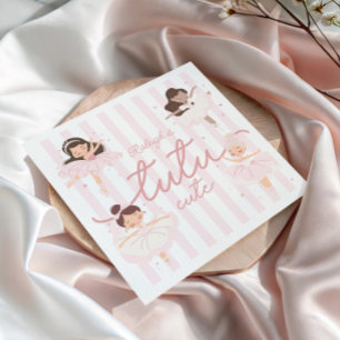 Tutu Cute Girls' 2nd Ballerina Birthday Napkin