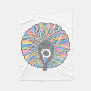 Tutu Elegant (Ballet Dancer) Fleece Blanket