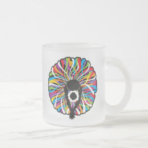 Tutu Elegant (Ballet Dancer) Frosted Glass Coffee Mug