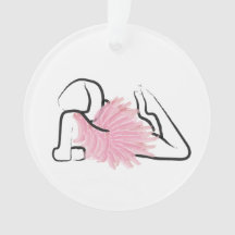 Tutu Love Viviana Acrylic Ballerina Ornament